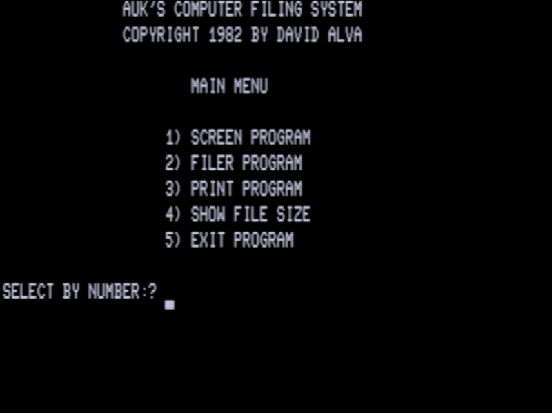 Screen shot